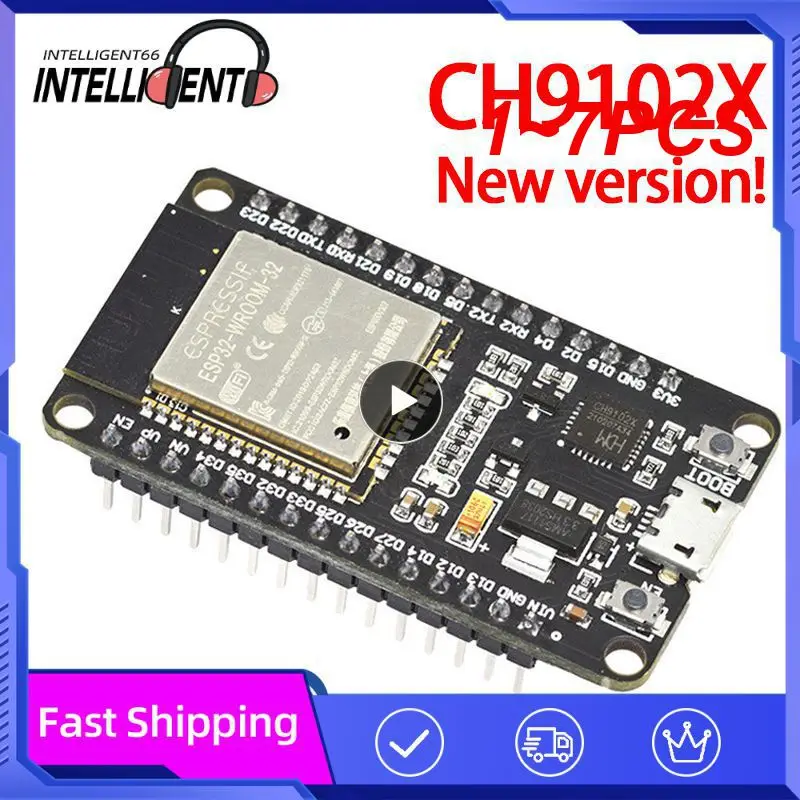 

Макетная плата safe10, 1 ~ 7 шт., 2,4 ГГц, Rf Esp32, сверхнизкое энергопотребление, с Esp32, Wi-Fi, Esp32, Φ Ch9102x Mini