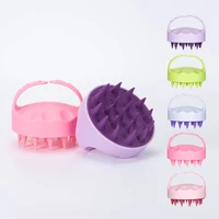 Shampoo Head Scalp Massage Brush Silicone Soft Skin Friendly Hair Washing Massager Comb SPA Massage Brush Beauty Hair Tool Salon 1