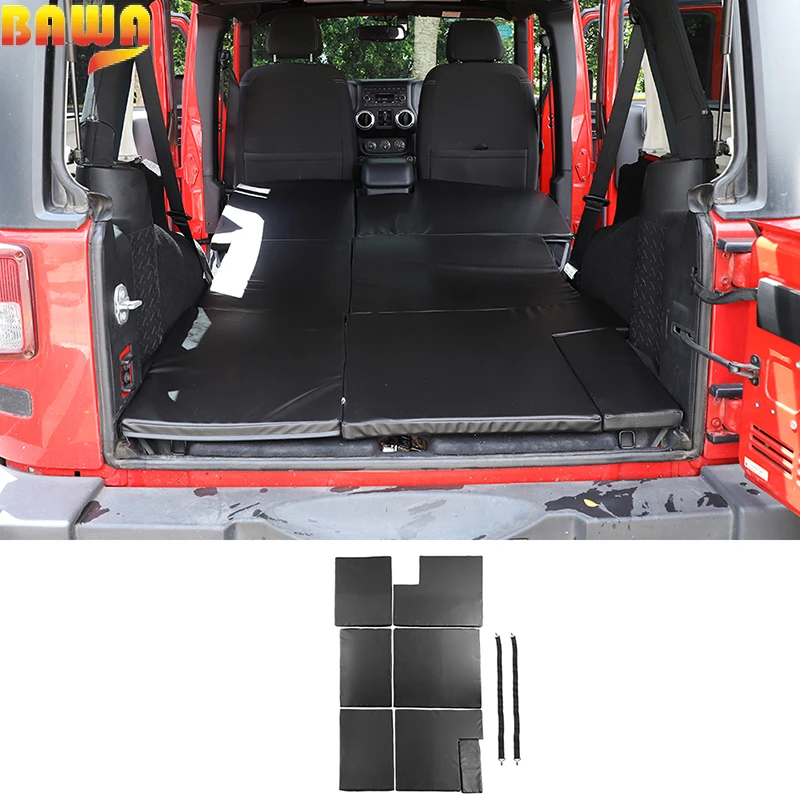 Bawa 4-doors Car Trunk Thicker Rest Folding Seat Mattress For Jeep Wrangler  Jk 2007-2017 Travel Bed Mattress Accessories - Automobiles Seat Covers -  AliExpress