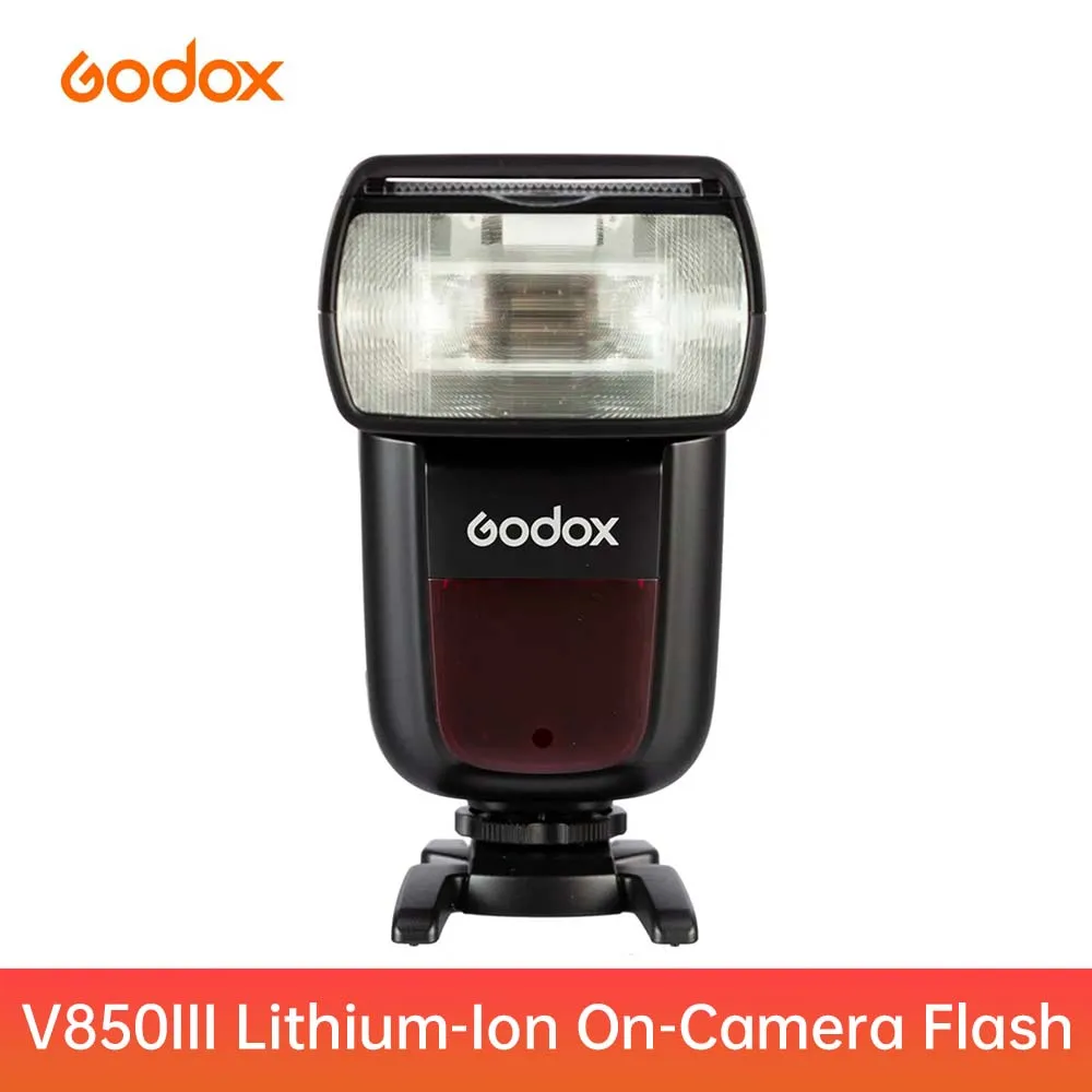 고독스 V850III 카메라 플래시 스피드라이트 1/8000초 HSS GN60 리튬이온 1.5초 재활용 2.4G 무선 캐논 니콘 후지 올림푸스 DSLR용