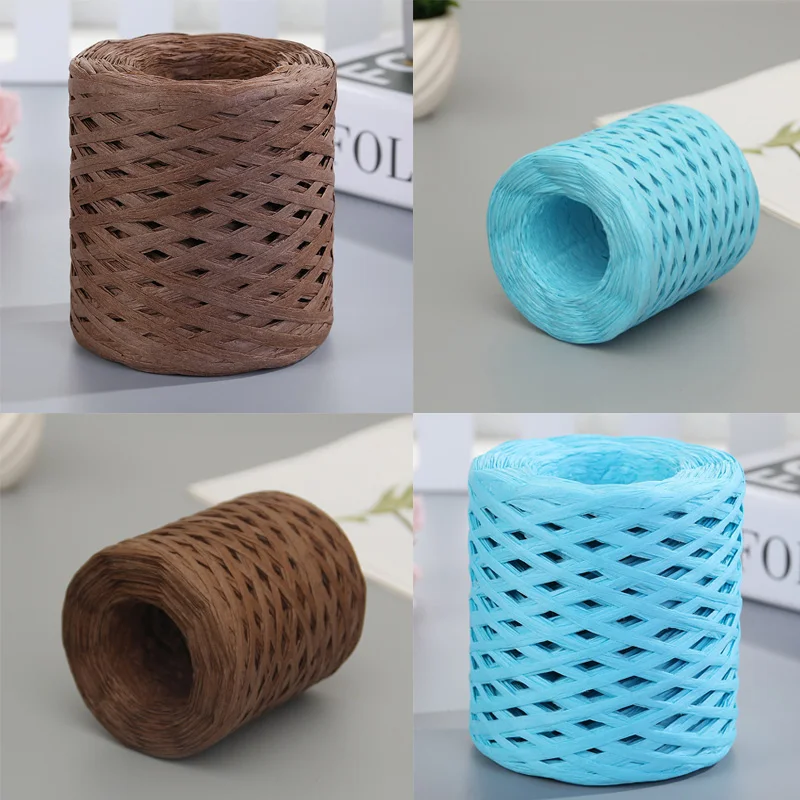 Natural-Raffia-Straw-Yarn-Hand-knitted-Crocheting-Rafia-Straw-Paper ...