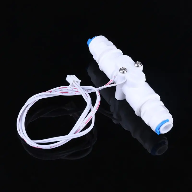 1/4" NPT Water Flow Switch Durable PE Tube Liquid Flow Sensor Switch For Water Purifier & Dispenser M4YD
