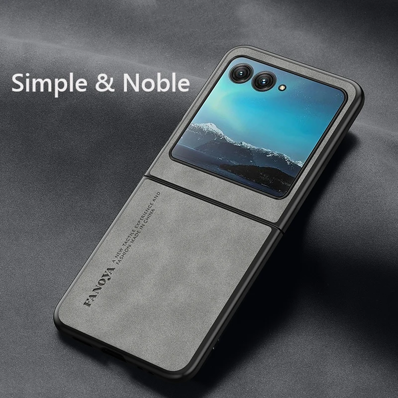 Premium Retro Leather-Style Shockproof Silicone Matte Case