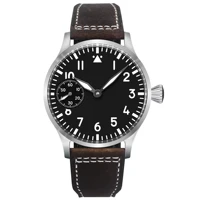 Montre pour homme Corgeut de luxe avec verre saphir, cadran de 42 mm, mouvement à remontage manuel St3600 ou St3601, boîtier en acier 316L, résistance à l'eau de 30 m 1