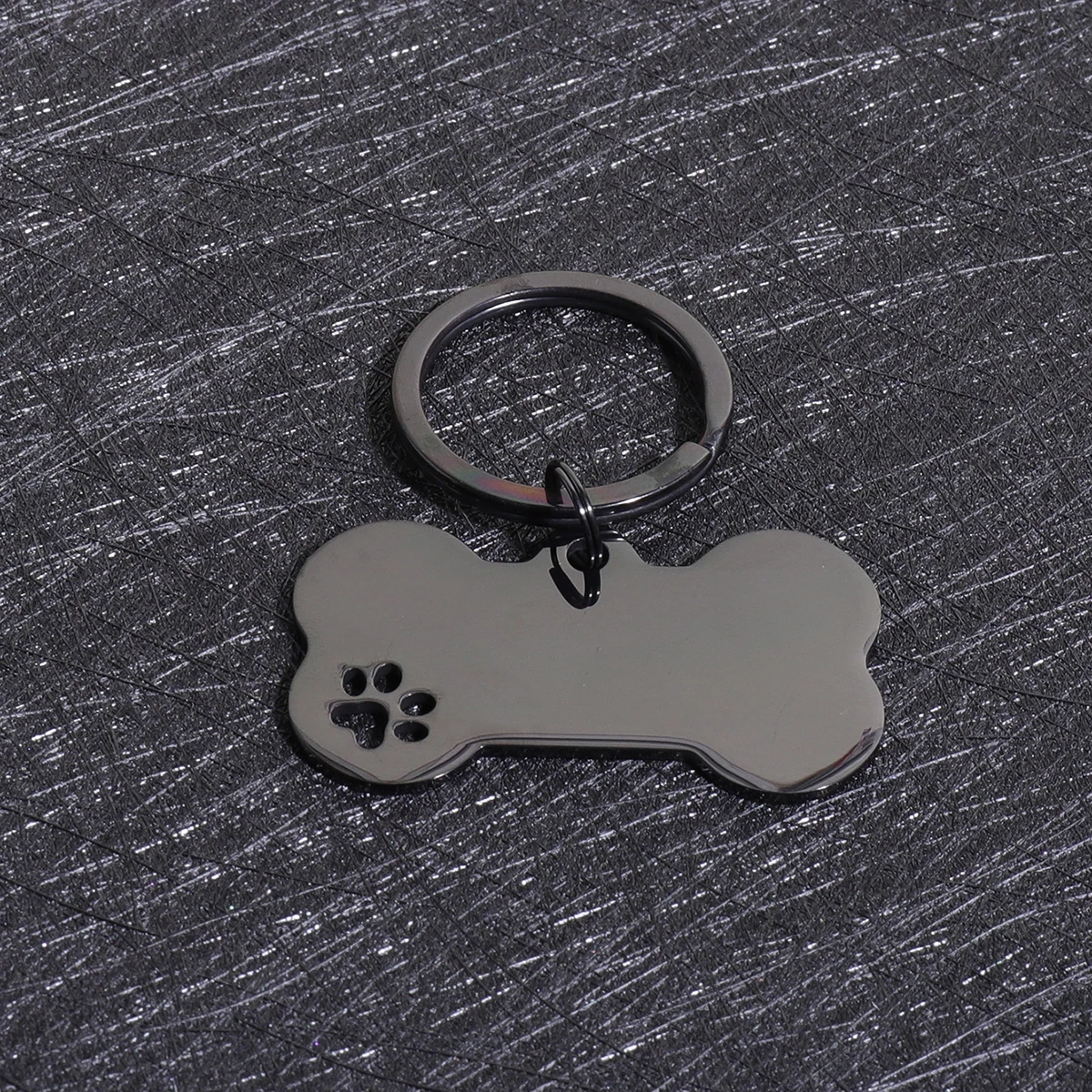 Personalized Bone-Shaped Stainless Steel Dog ID Tag with Custom Engraving
