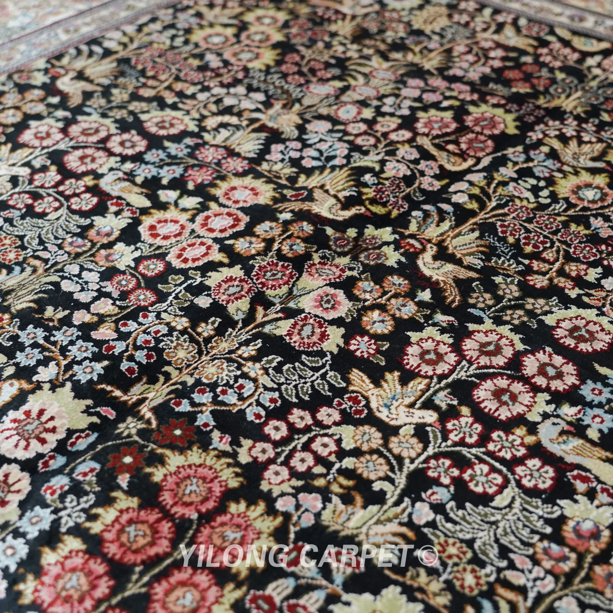 2.5'x4' Silk Area Incredible 100% Persian Hand Knotted Tianjiang Silk Rug  (TJ387A) - AliExpress