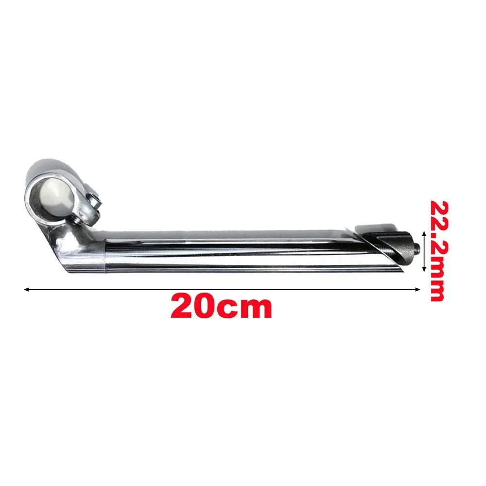 1x Bicycle Bike Quill Stem Riser 150/200mm Handlebar 22.2mm Folding Bike Stem Aluminum Alloy Front Fork Adapter Part Components