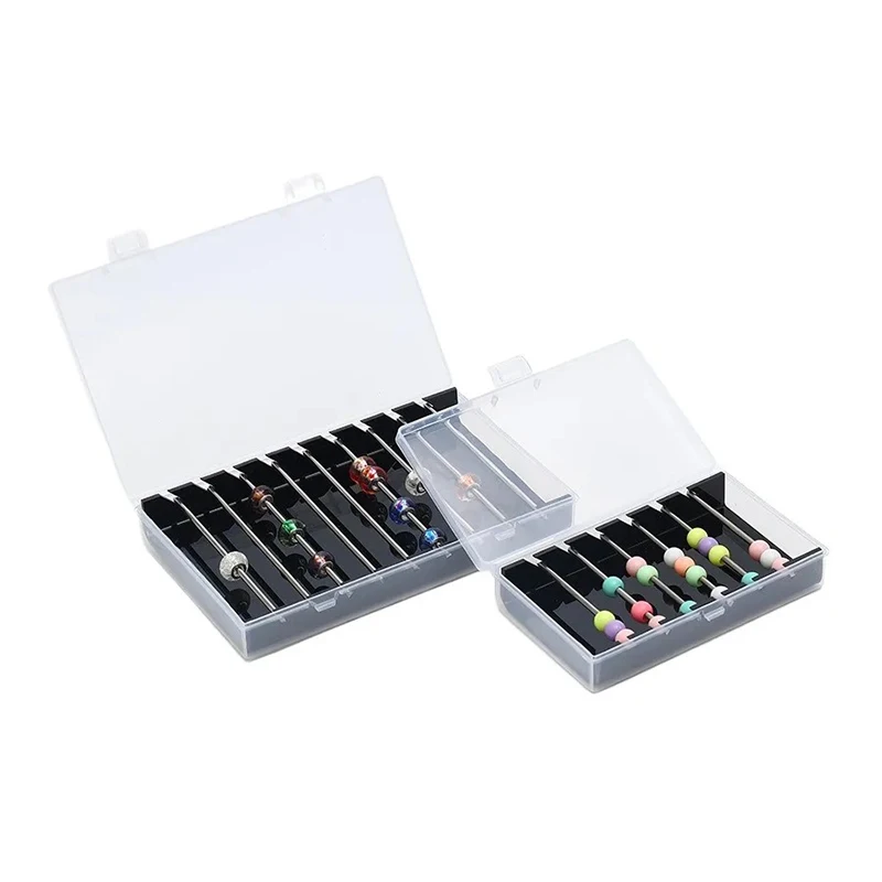 Acrylic Jewelry Box Charm Beads Tray Bracelet Ring Holder Jewellery Organizer Diy Finding Display Stand Storage Case Rack