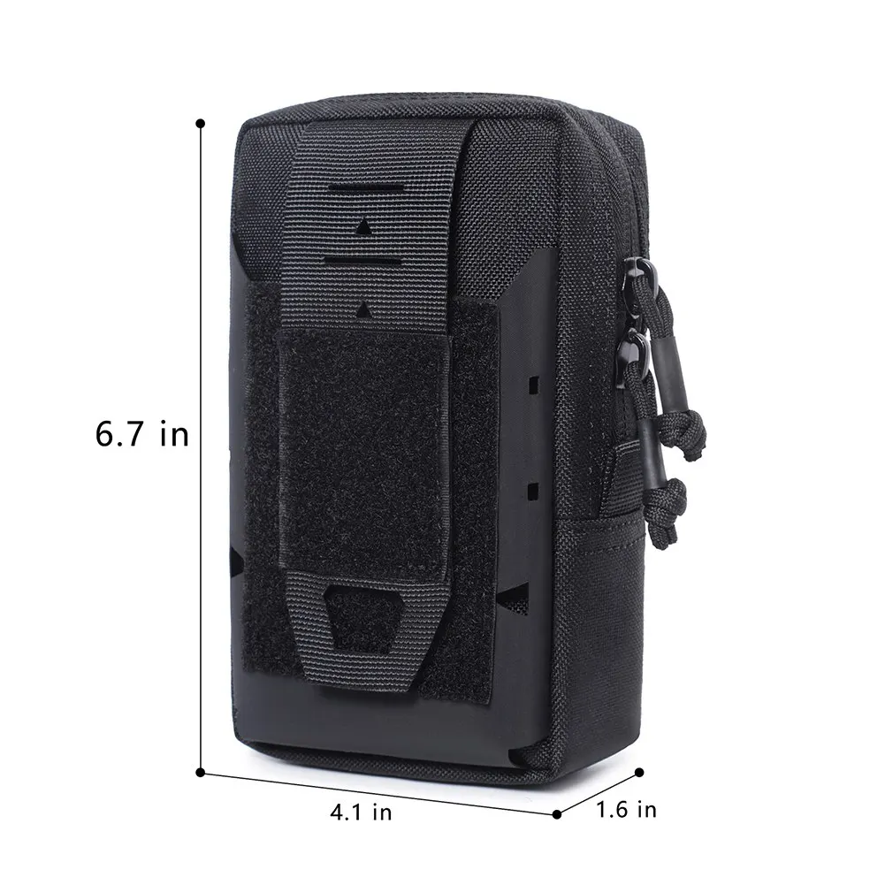 Tactical Pouch Multi-Purpose Compact Waist Bags Nylon Mobile Phone Belt Bag EDC Tool Storage Bag 4