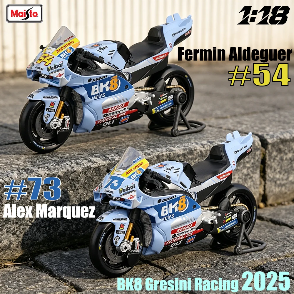 Die-Cast 1:18 Scale Racing Motorcycle Collectible Toy by Maisto