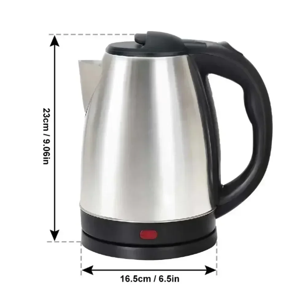 Stainless Steel Kettle 2L Electr Water Kettle 1500W For Tea Kitchen Appliances