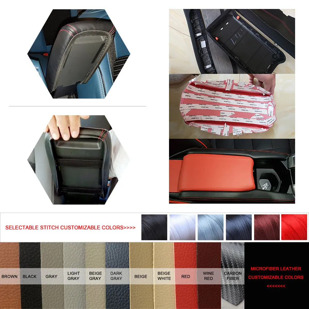 Microfiber Leather Car Interior Center Console Lid Armrest Pad Cover Protection Trim center console armrest car armrest cover center console cover armrest pad For VW Passat B6 2005 2006 2007 2008 2009