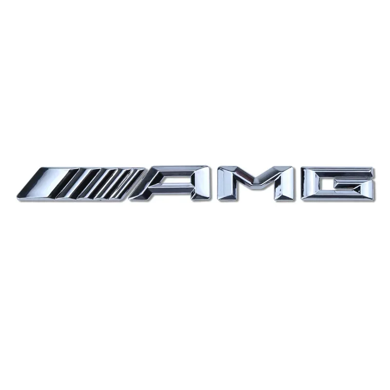 ABS 자동차 후면 문자 엠블럼 트렁크 스티커, 메르세데스 벤츠 AMG C E S GLE CLC 클래스 W204 W203 W205 W124 W221 W213 W212, 3D