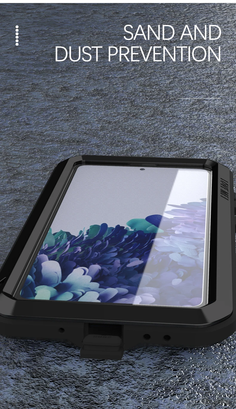 Powerful Love Mei Phone Case For Samsung Galaxy S Fe Metal Armor Shock Dirt Proof Water Cases For Samsun_voghion.com
