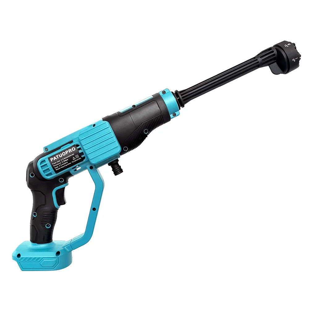 PATUOPRO Cordless High Pressure Washer Adjustable Handheld Car Garden Wash Electric Water Gun Fit Makita 18V Battery(No Battery) 2