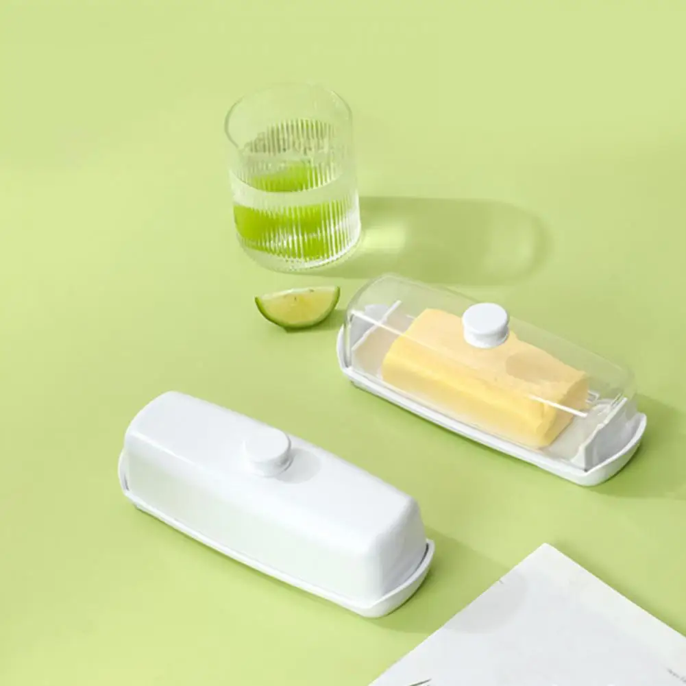 Butter Keeper with Lid Butter Storage Container with Lid Easy Grip Handle Dishwasher Safe for Kitchen for Home Fridge