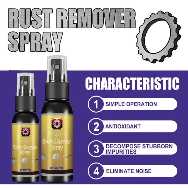 30ml Multi-purpose Rust Remover For Car Clothes Cleaner Fabric Rust Stain  Remover Waterless Clothing Cleansing Foam Spray - Price history & Review, AliExpress Seller - CHUWUJU Storage Store