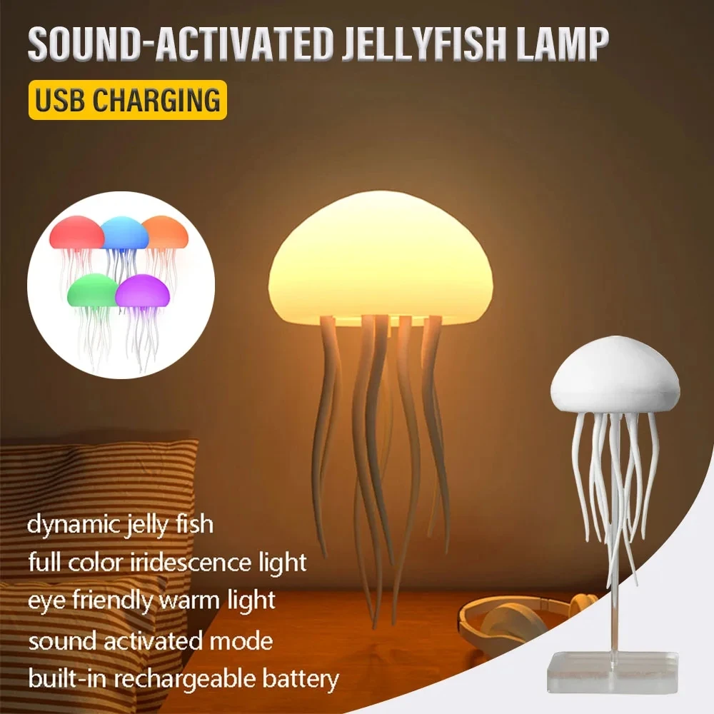 Jellyfish RGB night light ambient lamp