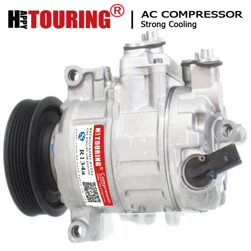 Compressore Aria Condizionata Per Vw Fusca Beetle Bjalla Cayc Beetle 5N0820803F 248300-3180 248300-3181 437100-5380 447280-6460 447280-6461