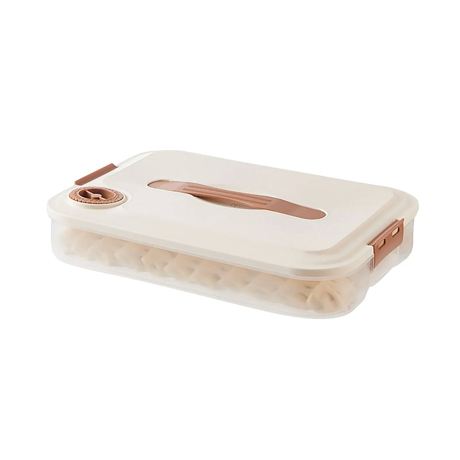 Multilayer Kitchen Food Grade Multilayer Dumpling Storage Box for Freezing and Fresh Keeping with Sealed Refrigerating Function 2