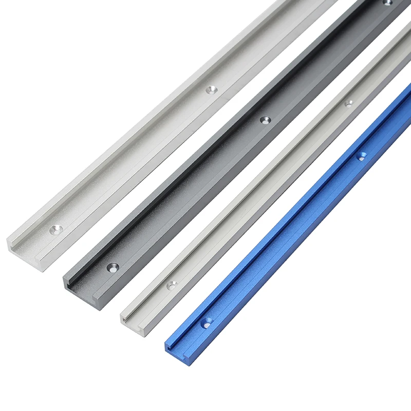 Binario Di Guida In Alluminio Con Slot A T Per T-Nut - Per Seghe Circolari Da Banco E Fermo Obliquo 30mm - 5