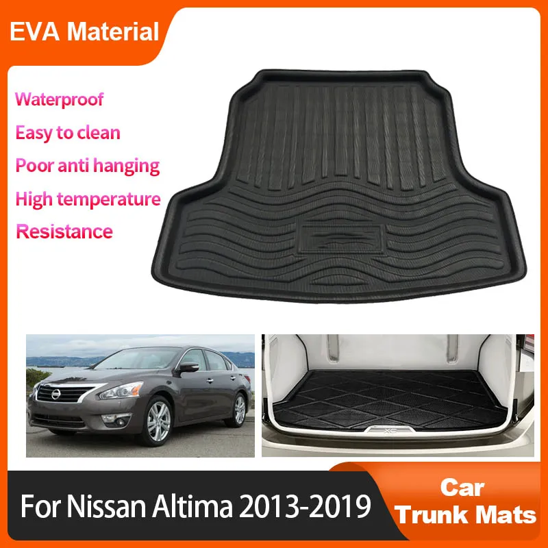 

Auto Trunk Mat For Nissan Altima L33 2013-2019 2018 2017 2016 2015 Teana Car Rear Cargo Liner Waterproof Protector Storage Pad