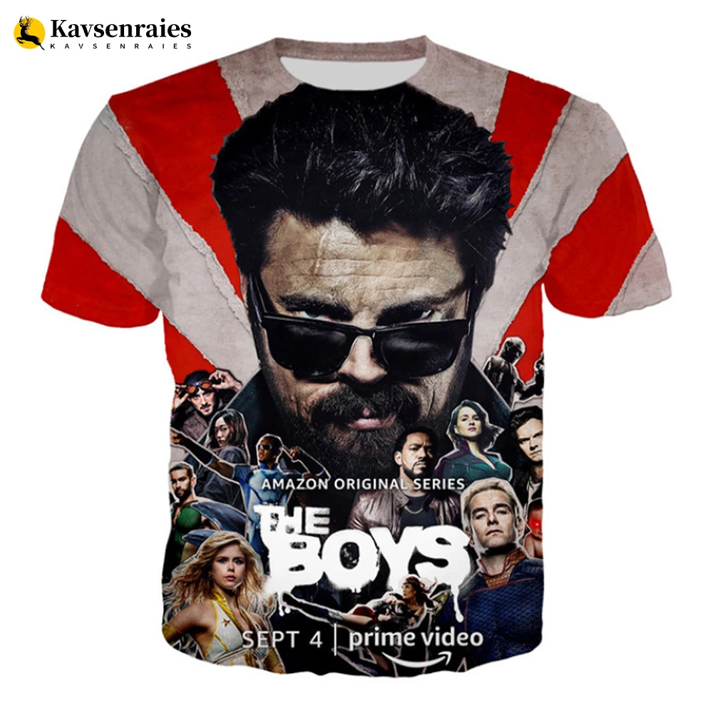 

Футболка для мальчиков из сериала «TV Series», мужская и женская модная уличная одежда в стиле Харадзюку С 3D рисунком аниме, повседневные топы