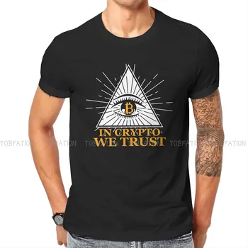 In Crypto We Trust Eyes Special TShirt Bitcoin Cryptocurrency 1