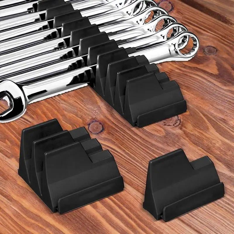 Magnetic Wrench Holder Flexible Combination Wrenches Storage Rack Holds 23 Wrenches Wrench Rack Tool Trays for Professionals