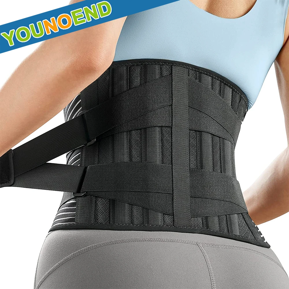 

Lumbar Support Belt Lower Back Brace for Lifting,Herniated Disc, Sciatica,Pain Relief,Breathable Lumbar Brace for Men & Women