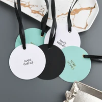 100 pcs 3.5cm round kraft/white paper labelHandmade Hand Made For You Gift Baked Goods product label personalized tag - Image 4