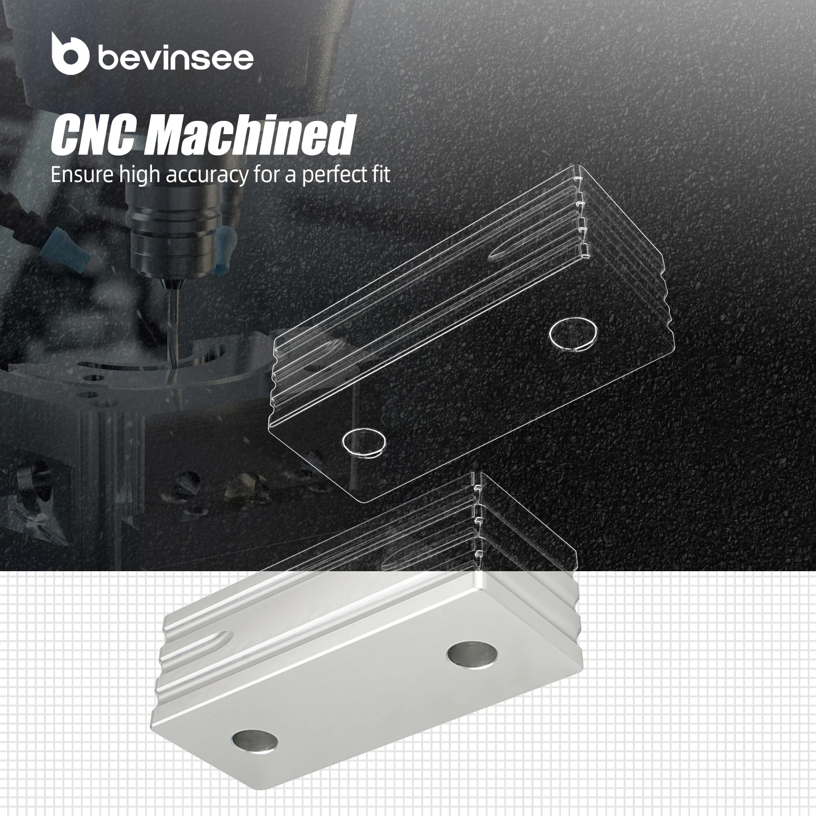 베빈시 알루미늄 후드 벤트 스페이스 라이저 스페이서 키트 (지프 체로키 XJ 1984-2001용), 자동차 액세서리