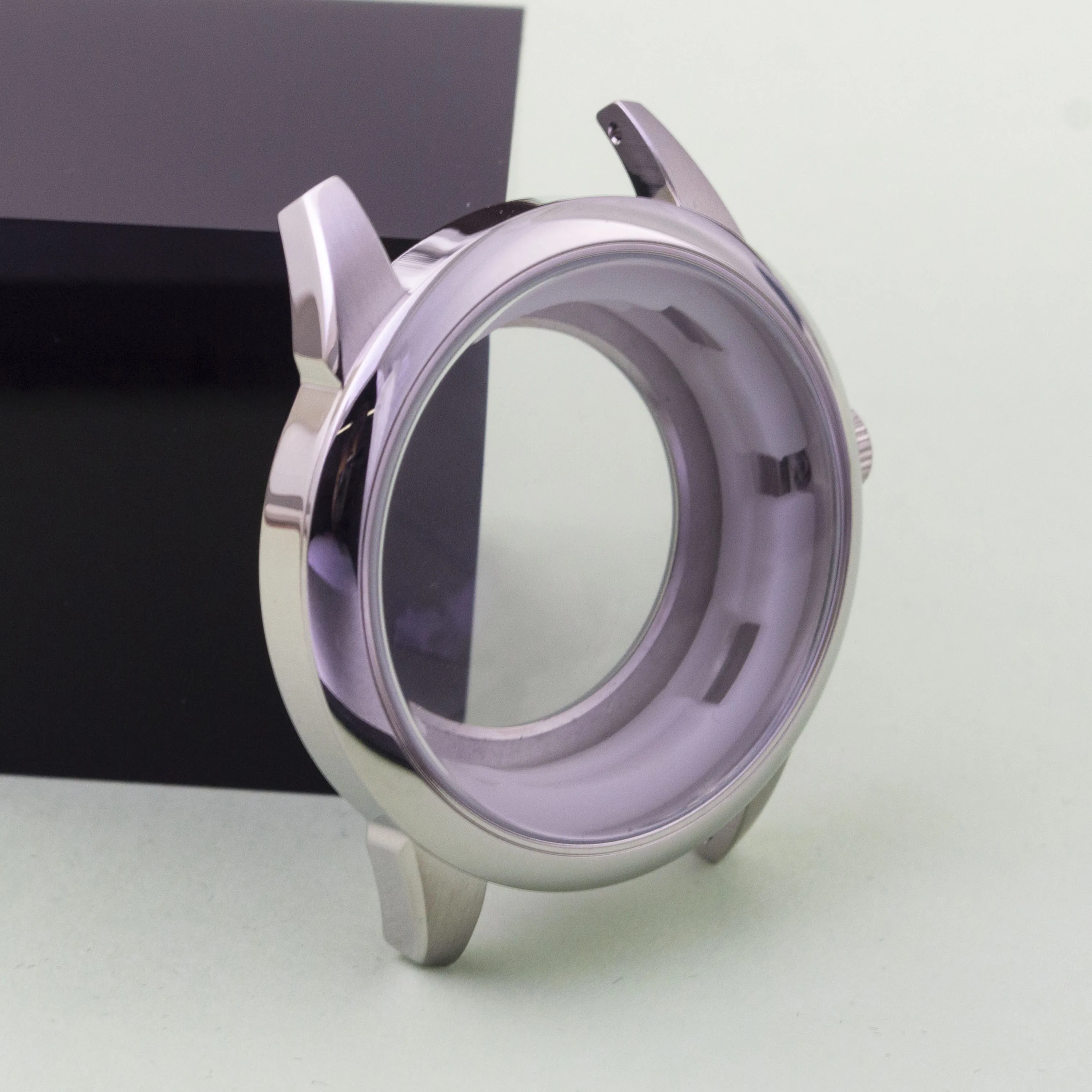 Premium 42.7mm Stainless Steel Waterproof Watch Case for NH35 Movement Repair and Modification