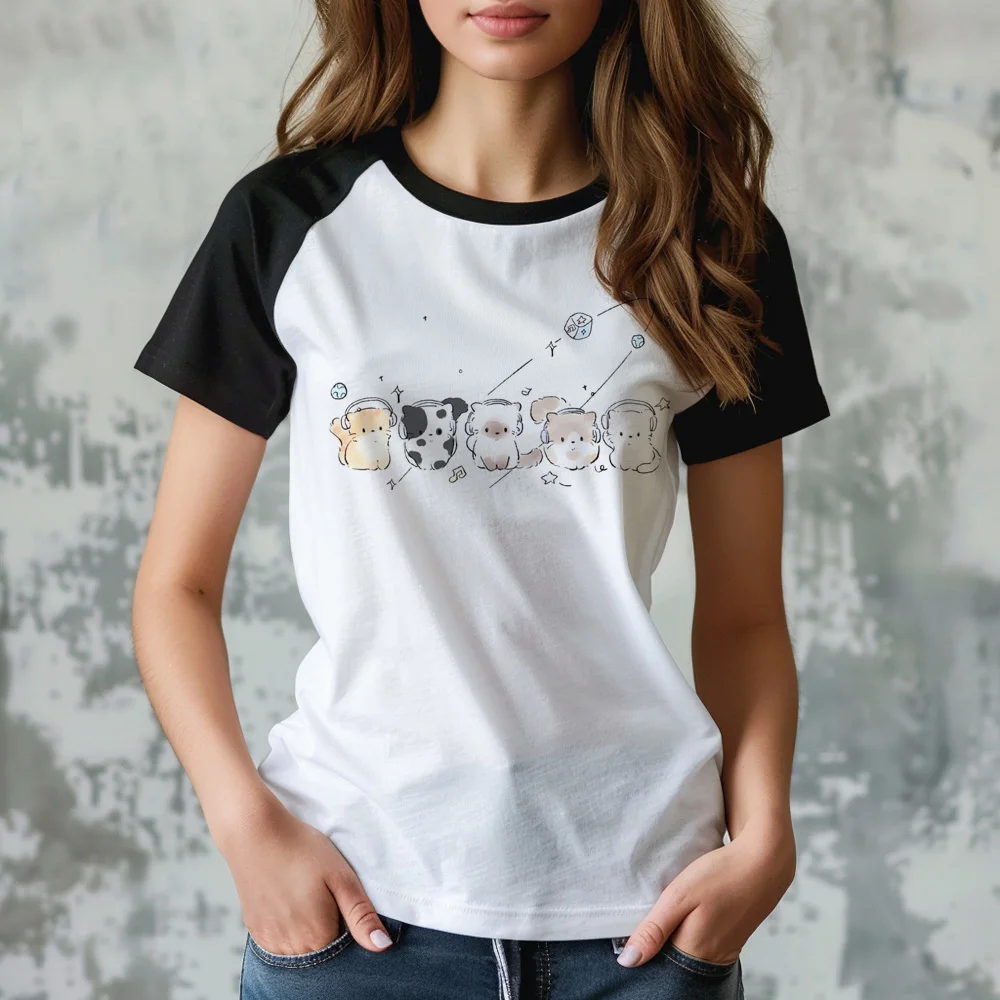 

Cutecore top women graphic anime tshirt female Japanese funny clothing