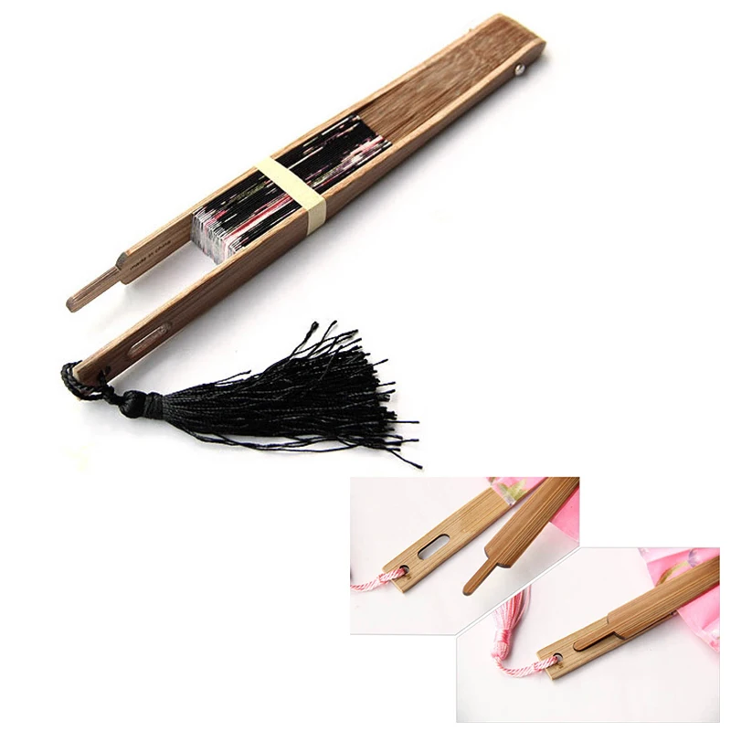 1pc Japanese Style Windmill Round Fans Bamboo Bone Folding Fans Sakura Silk Cloth Dance Fan Crafts Gift Grace Ink Flower folding fan,silk fans