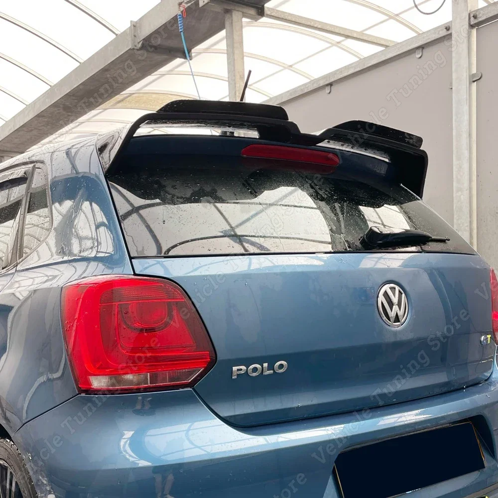 Oettinger Style Roof Spoiler Extensions Flaps For Polo MK5 6R 6C