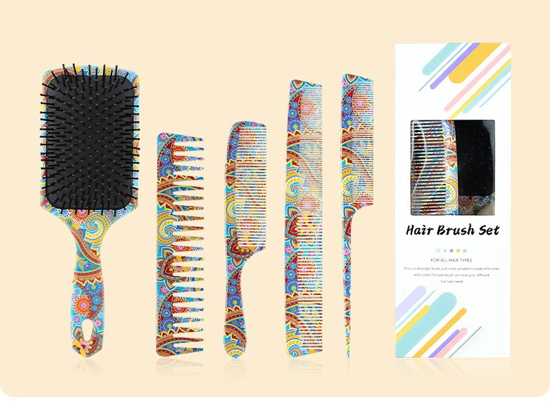 Pentes de Estilo Profissional para Estilista Colorido Cabelo Várias Combinações Conjunto Pente Cabeleireiro Barbeiro Corte 1631 6 20 Computers & Electronics