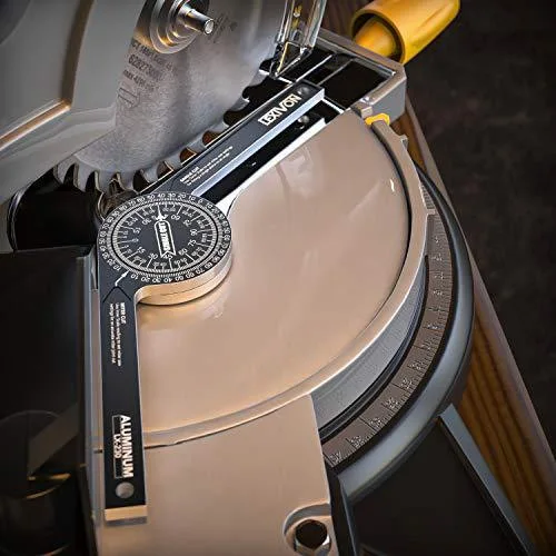 360 °   알루미늄 합금 각도기 각도자 정밀 스케일 구성용 건축 디자인 패턴 제작을 위한 강력하고 내구성이 뛰어남