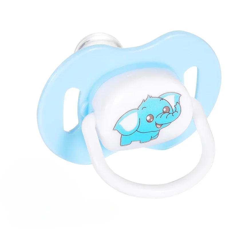 Baby Cartoon Animal Pacifier Set for Children Shower Gift Food Grade Silicone Newborn Teether Baby Pacifier