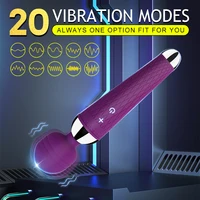 Leistungsstarke Oral Klitoris Vibratoren USB Ladung Av Zauberstab Vibrator Anal Massager Erwachsene Sex Spielzeug Für Frauen Sichere Silikon Sex Produkt 2