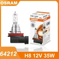 Osram original 64212 H8 12V 35W PGJ19-1 German-made car light halogen fog light car bulb 3200K standard headlight bulb 1