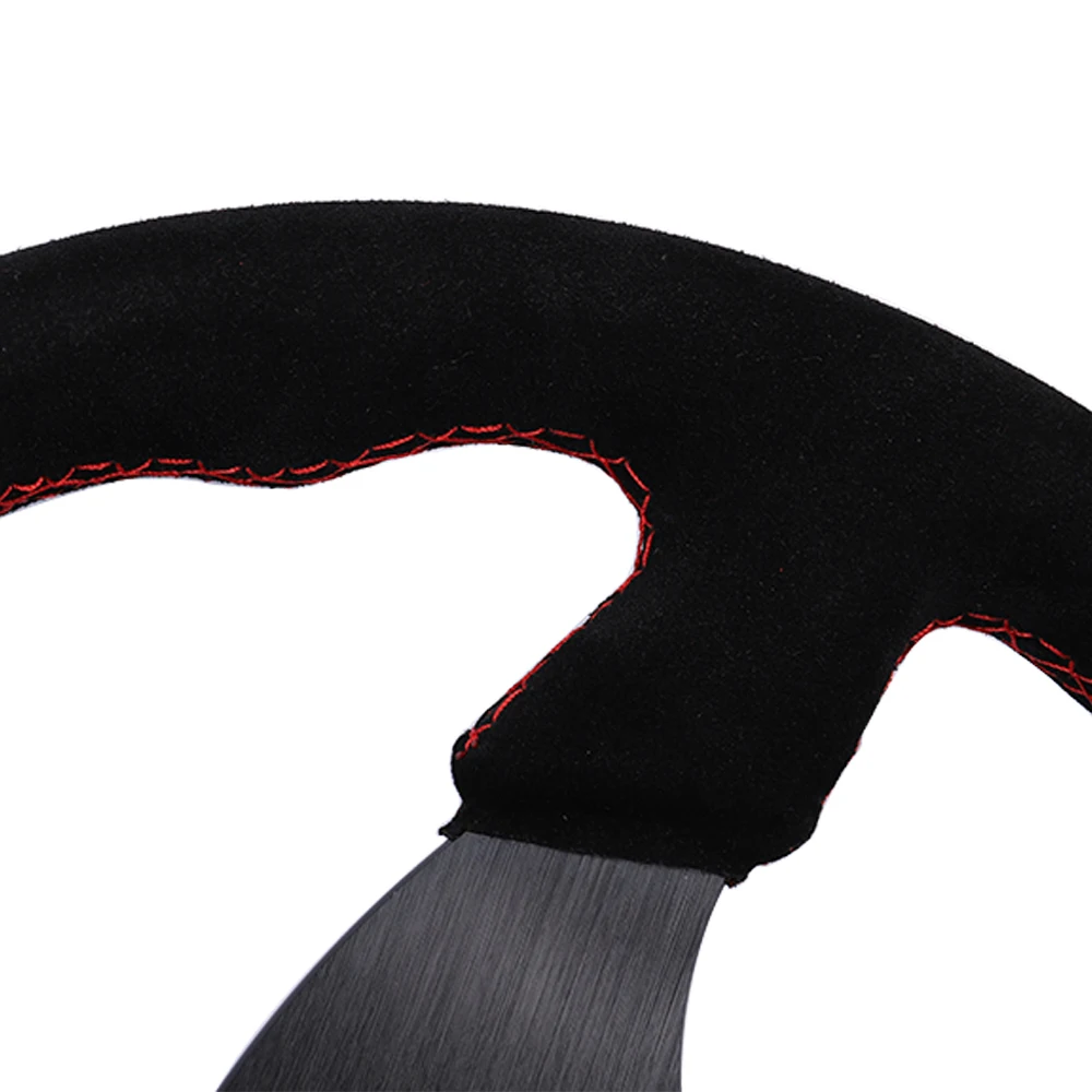 13inch Racing Flat Steering Wheel for Auto Universal Suede Leather Simulated Racing Game steering wheels