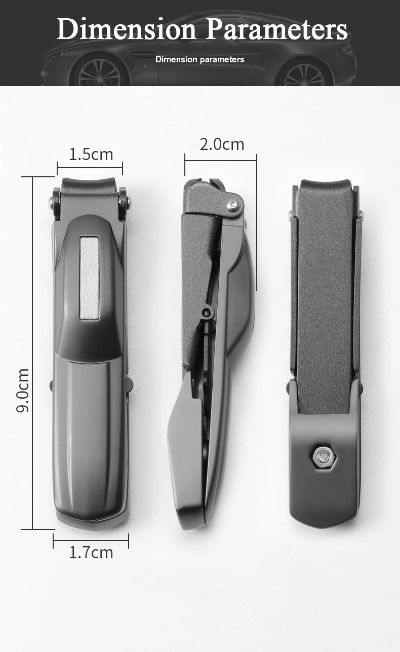 Description Picture 6 of itemStainless Steel Kit Manicure Nail Cuticle Clippers Nipper Cutter Trimmer Toenail Fingernail Scissors Car Shape Pedicure Tools