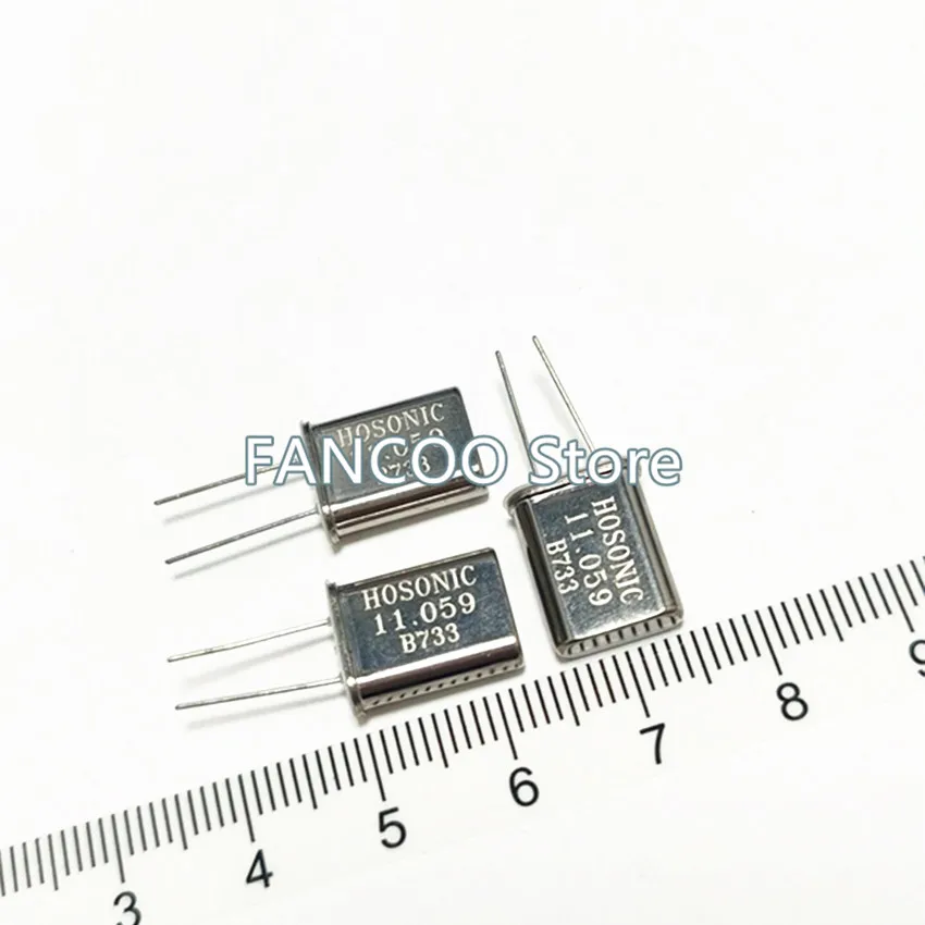 10PCS HC-49U 11.0592M 11.0592MHZ QUARTZ Crystal resonator