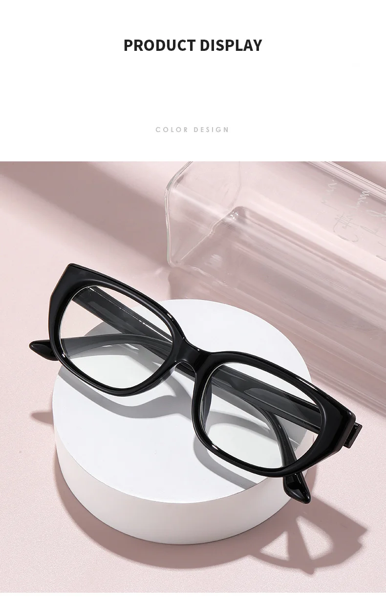 Lichtempfindlicher, farbwechselnder Spiegel, kleiner Rahmen, Katzenauge, personalisiertes Outfit, Retro-Trend, heiß verkaufte Gesichtsbrille 6051 – Detail 7