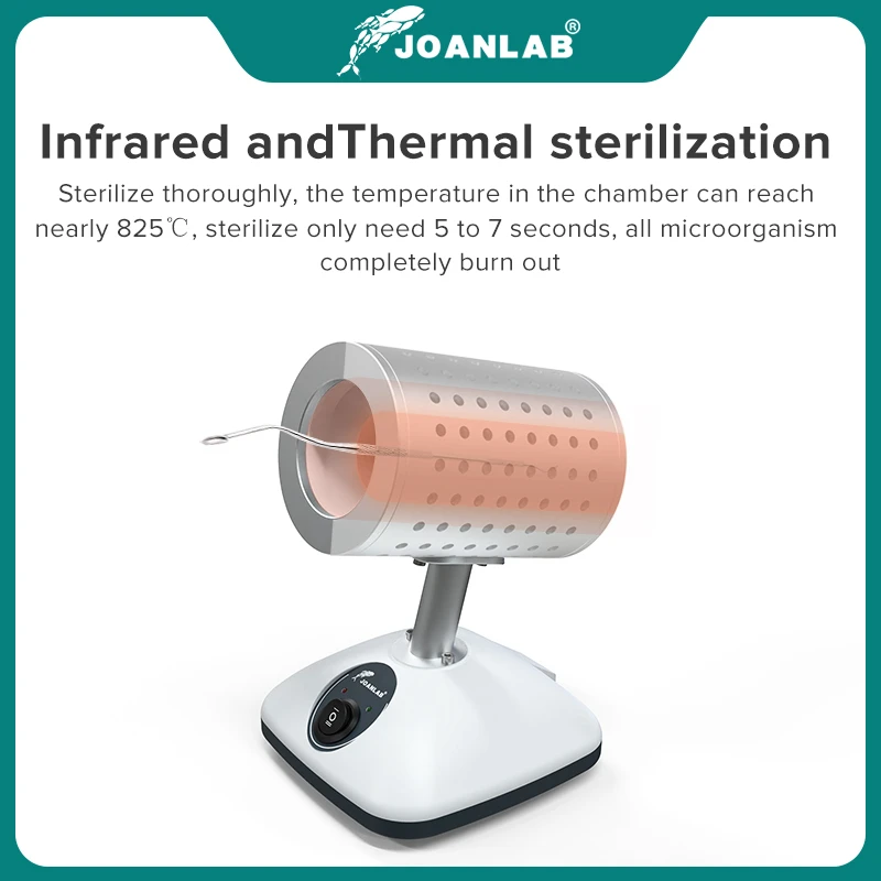 Rapid Sterilizer Lab Micro Sterilizer High Temperature Disinfection Infrared Inoculation Loop Sterilization Equipment lab micro sterilizer