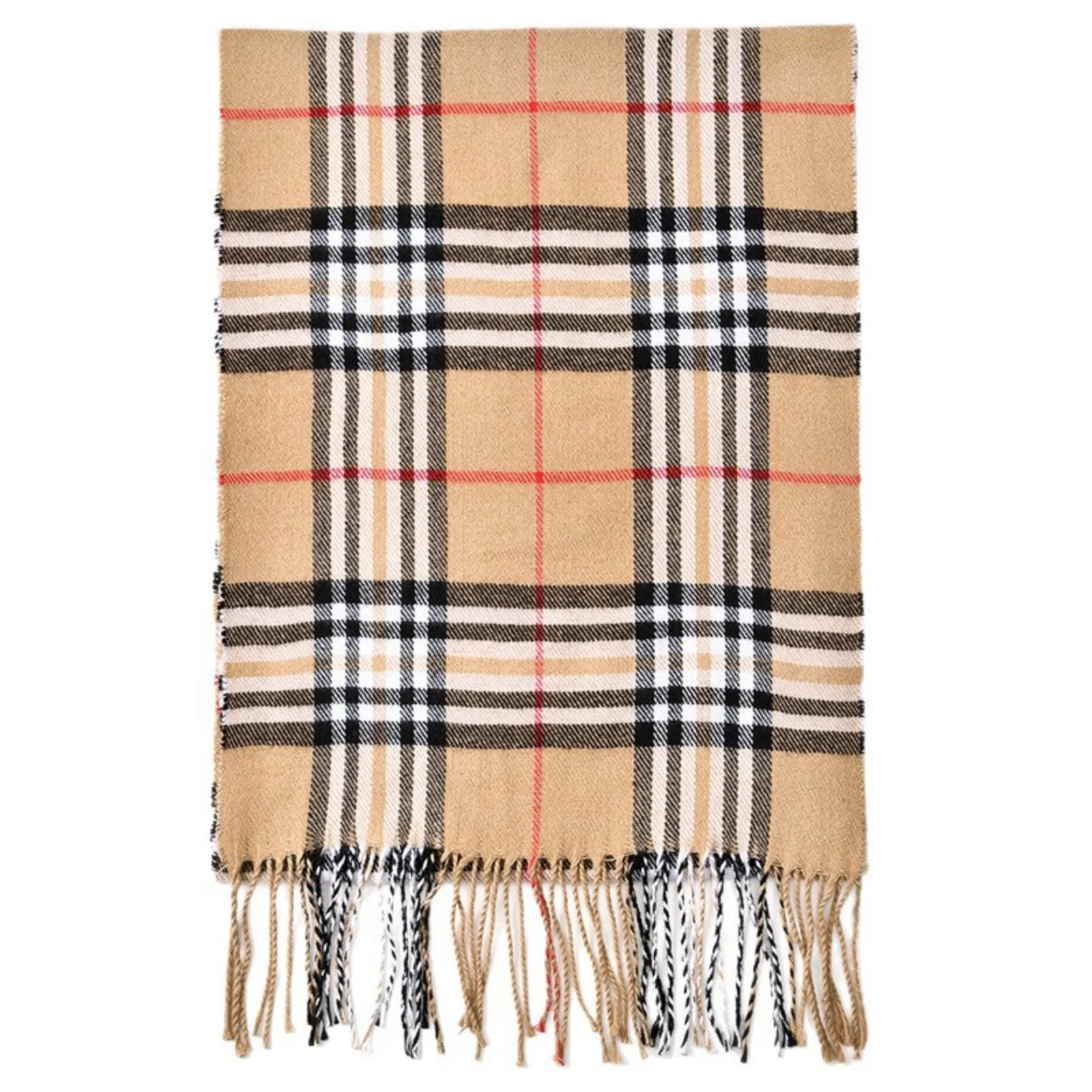 1PCPlaid Scarf Tassel Design Classic Checked Pattern Soft Warm Winter Fashion Accessory For Women Elegant Large Scarf Shawl Wrap