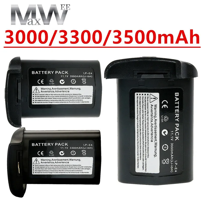 

Li-ion Battery for Canon LP E4 LP-E4N EOS 1D Mark III, EOS-1D Mark IV,EOS 1Ds Mark III,EOS 1D C,EOS 1D X Camera Battery 1PCS