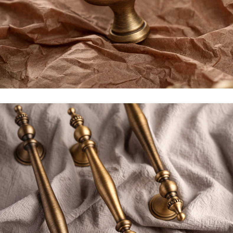 wardrobe cupboard handle bronze vintage style solid brass