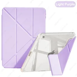 Versatile Y - Shaped Tablet Stand Case with Pencil Holder and Multi - Angle Cover (Light Purple)